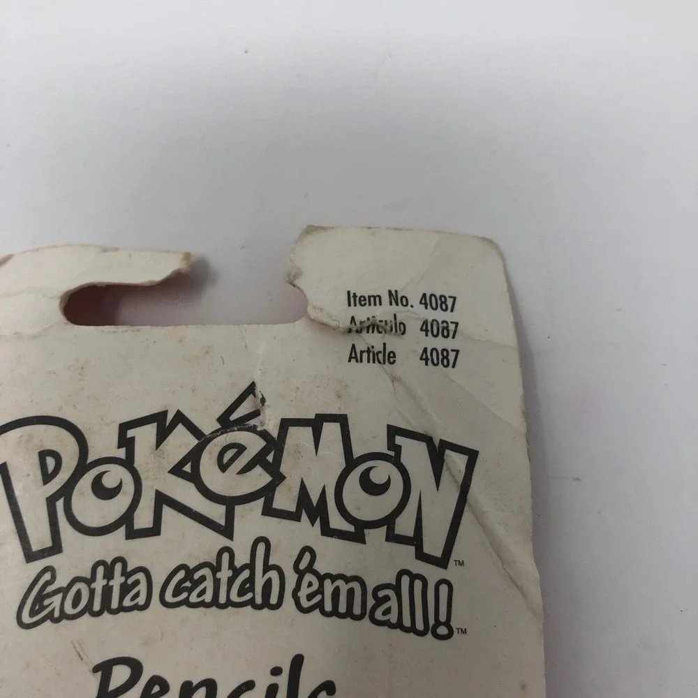 Vintage Pokemon Pencil Set No.2 Lead 5 Pack Item No. 4087